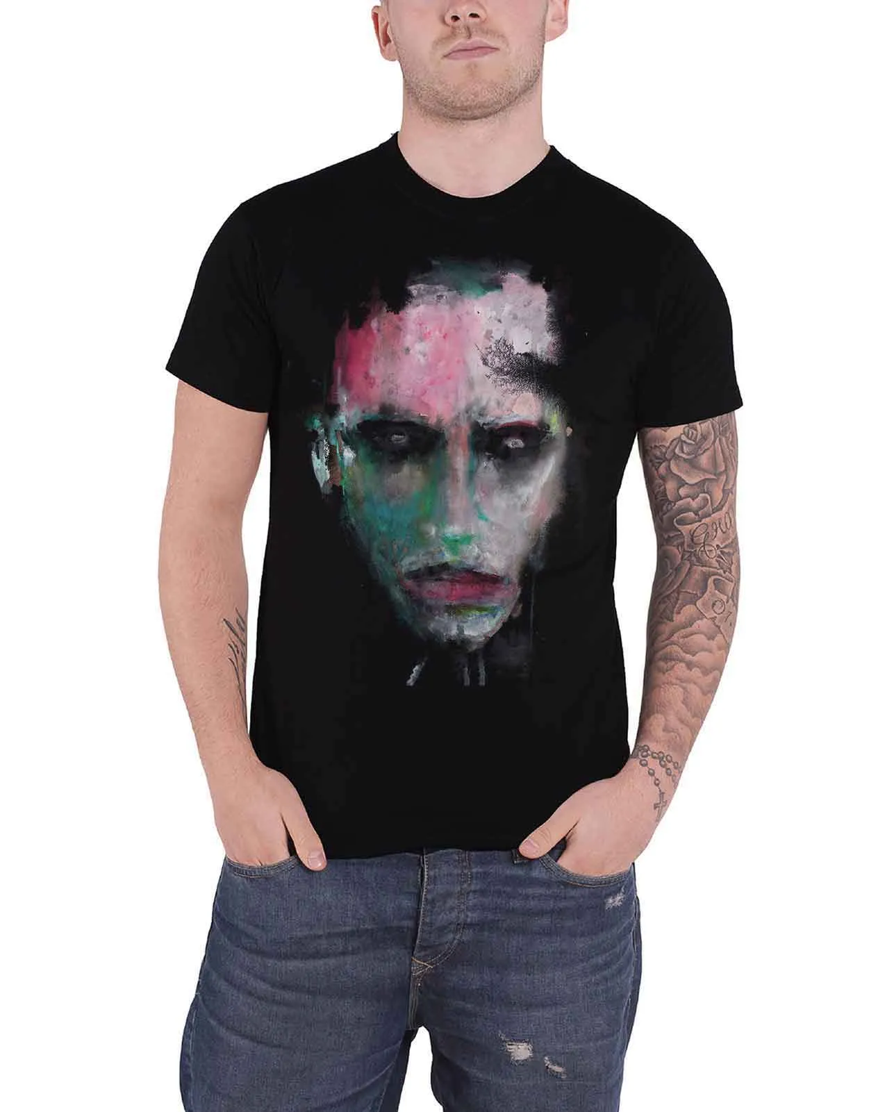 Marilyn Manson We Are Chaos Back Print T Shirt sold by Paradiso Clothing