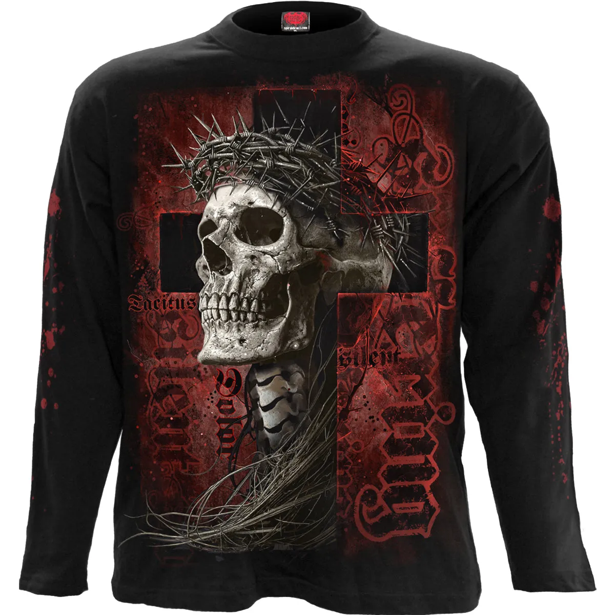 Spiral - SILENT SUFFERING - Longsleeve T-Shirt Black sold by Paradiso Clothing