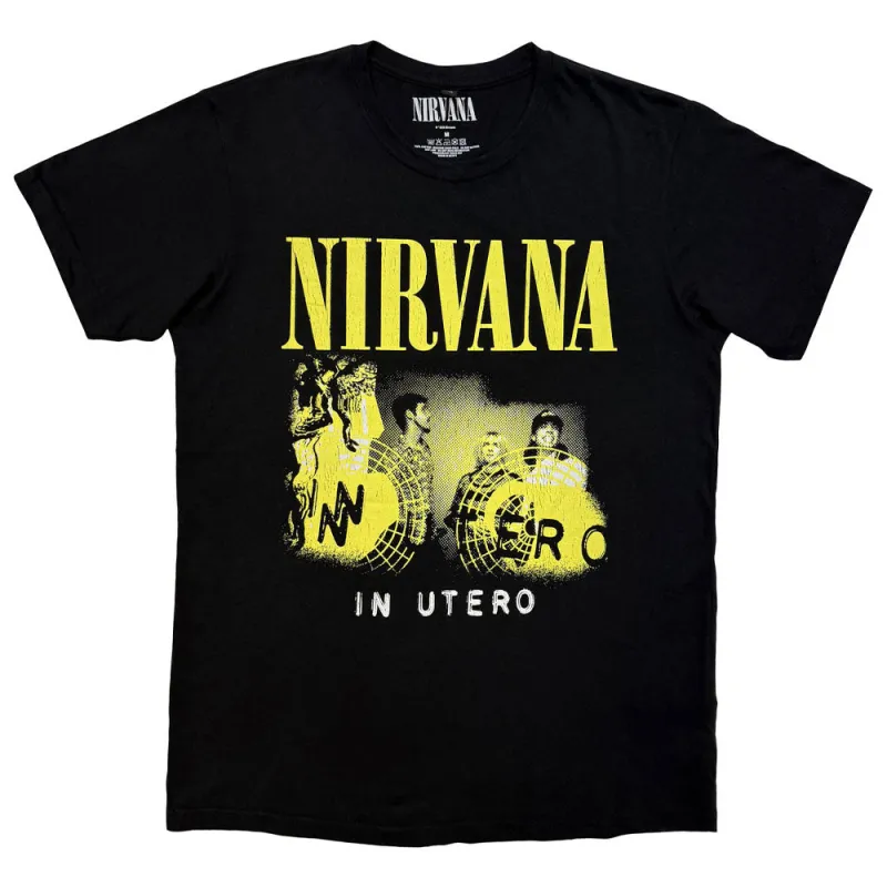Nirvana In Utero Band Photo Premium Carbon T Shirt sold by Paradiso Clothing