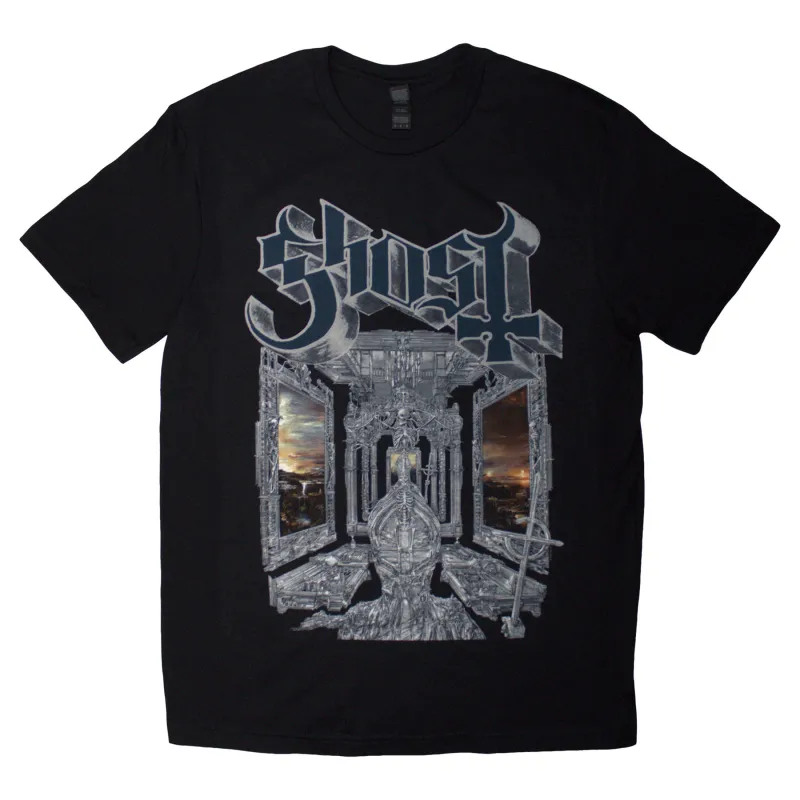 Ghost Skeleta Band Logo T Shirt made by Paradiso Clothing