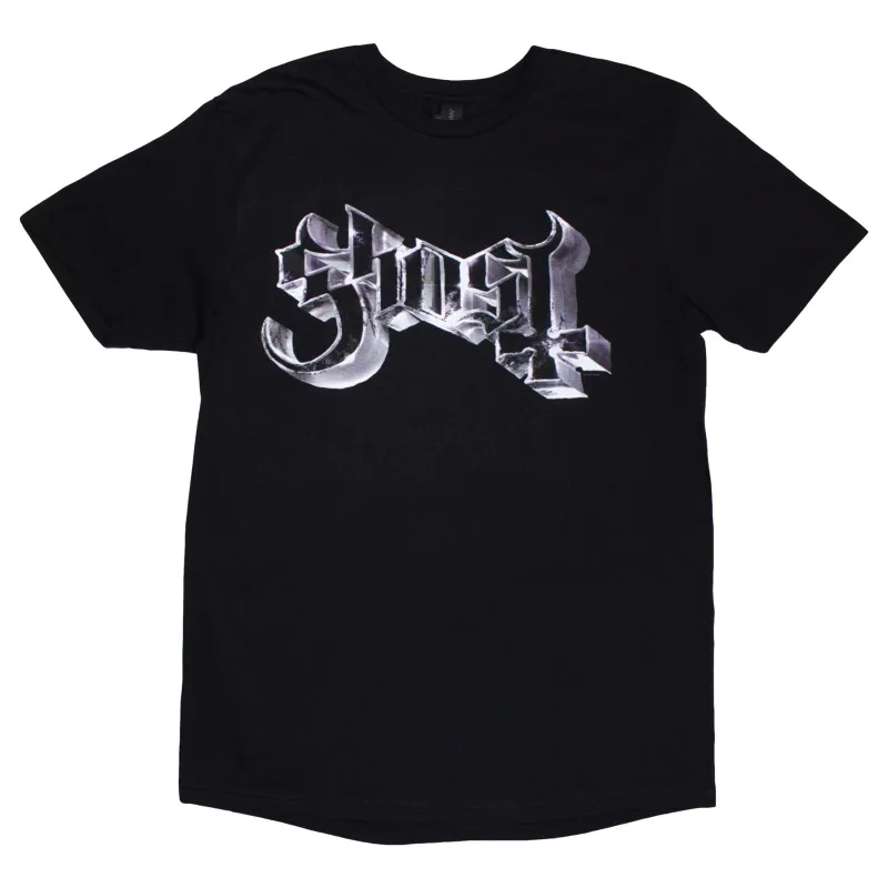 Ghost Metal Band Logo Purple Grucifix T Shirt sold by Paradiso Clothing