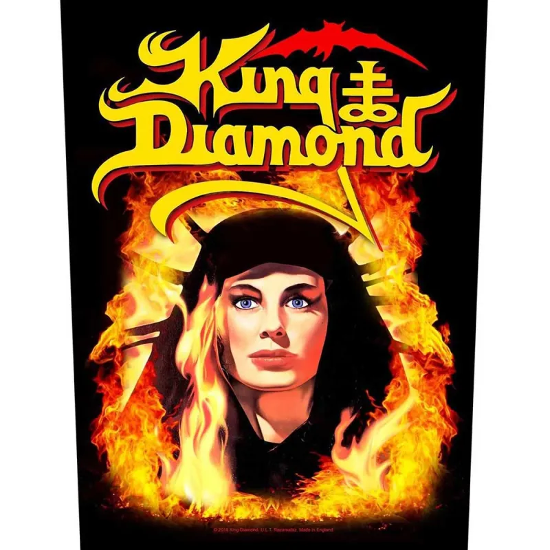 King Diamond Fatal Portrait Band Logo Back Patch sold by Paradiso Clothing