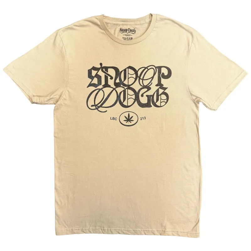 Snoop Dogg Lettering Mash Up T Shirt made by Paradiso Clothing