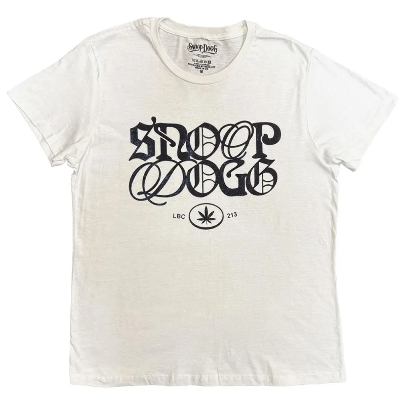 Snoop Dogg Lettering Mash Up T Shirt made by Paradiso Clothing