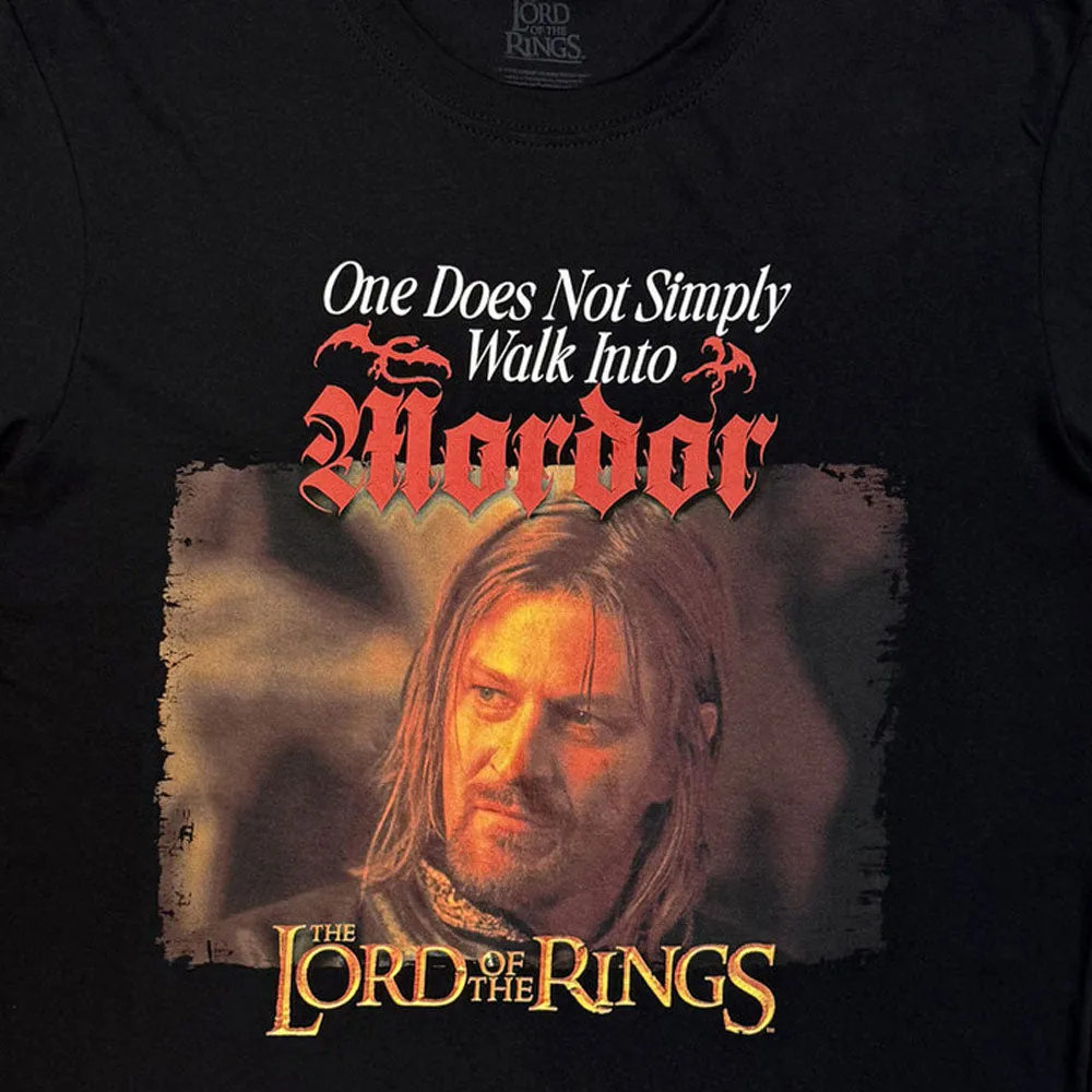 Lord Of The Rings Mordor Medieval Text T Shirt sold by Paradiso Clothing product image thumbnail 2