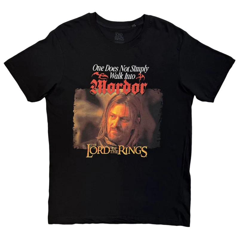 Lord Of The Rings Mordor Medieval Text T Shirt sold by Paradiso Clothing