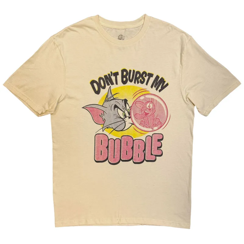 Tom And Jerry Don't Burst My Bubble T Shirt made by Paradiso Clothing