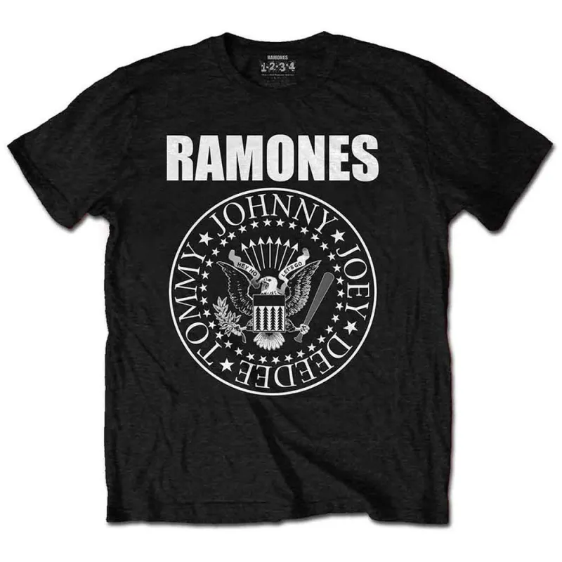 Ramones Presidential Seal T Shirt made by Paradiso Clothing