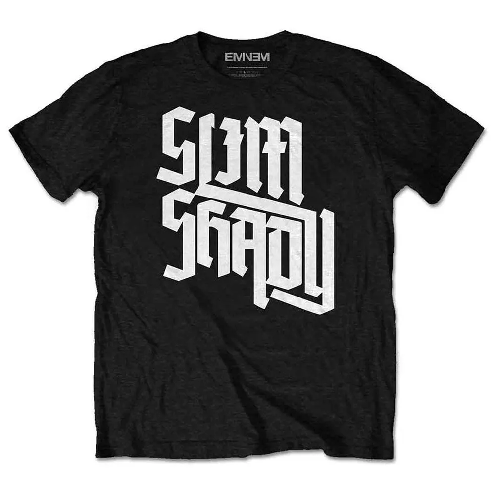 Eminem Shady Slant Logo T Shirt sold by Paradiso Clothing