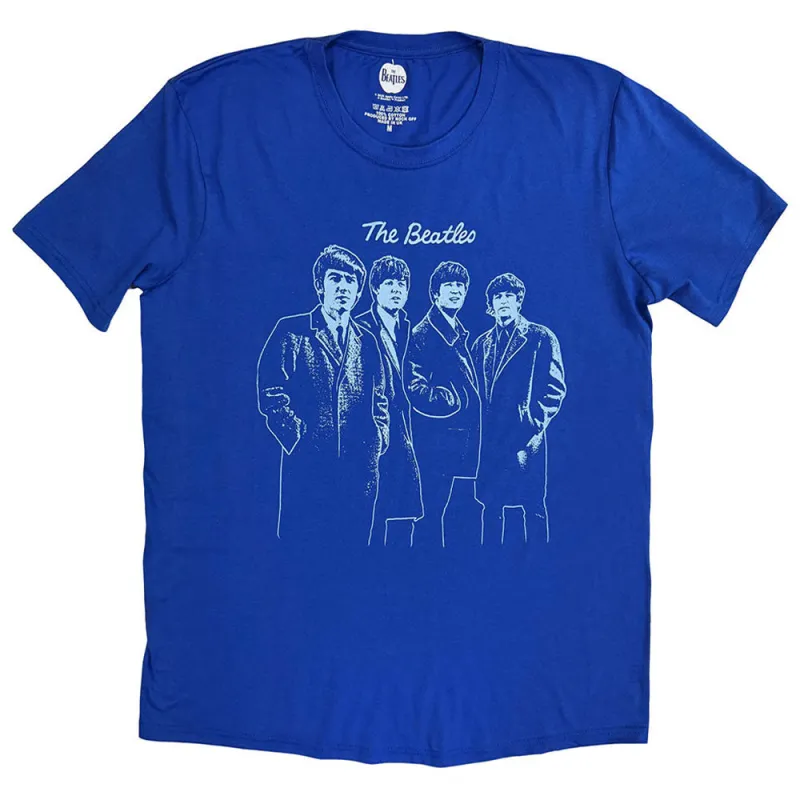 The Beatles Band Outline T Shirt made by The Beatles