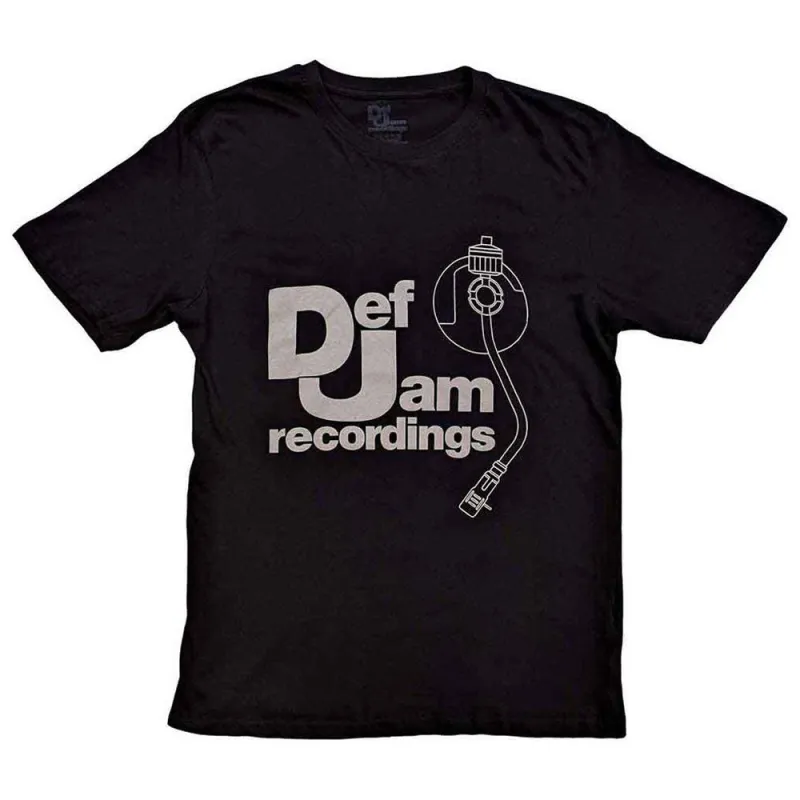 Def Jam Recordings Logo And Stylus T Shirt made by Paradiso Clothing