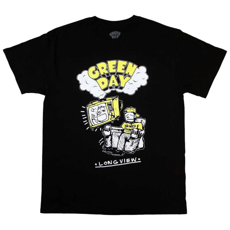 Green Day Longview Doodle T Shirt made by Green Day