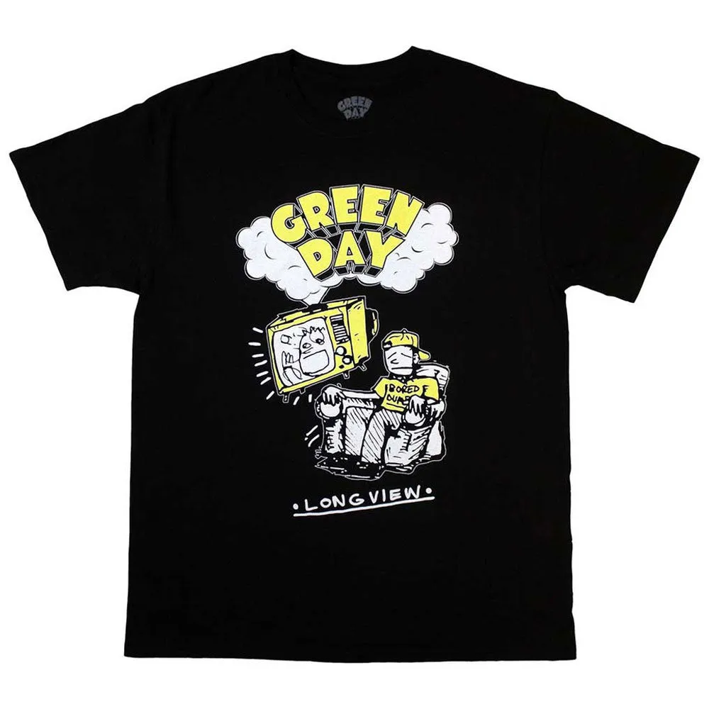 Green Day Longview Doodle T Shirt sold by Paradiso Clothing
