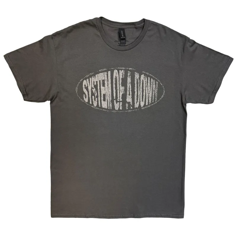 System Of A Down Stretched Band Logo T Shirt sold by Paradiso Clothing