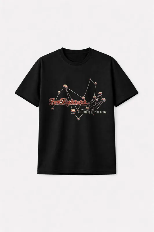Foo Fighters The Colour and The Shape Premium Carbon Finish T Shirt made by Paradiso Clothing