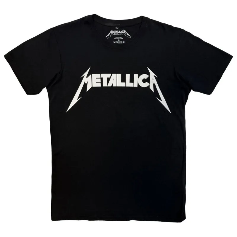 Metallica Classic Band Logo Premium Carbon Finish T Shirt made by Paradiso Clothing