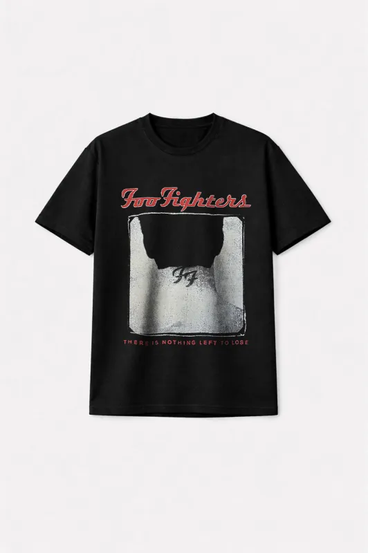Foo Fighters Nothing Left To Lose Tour Premium Carbon Finish T Shirt made by Paradiso Clothing
