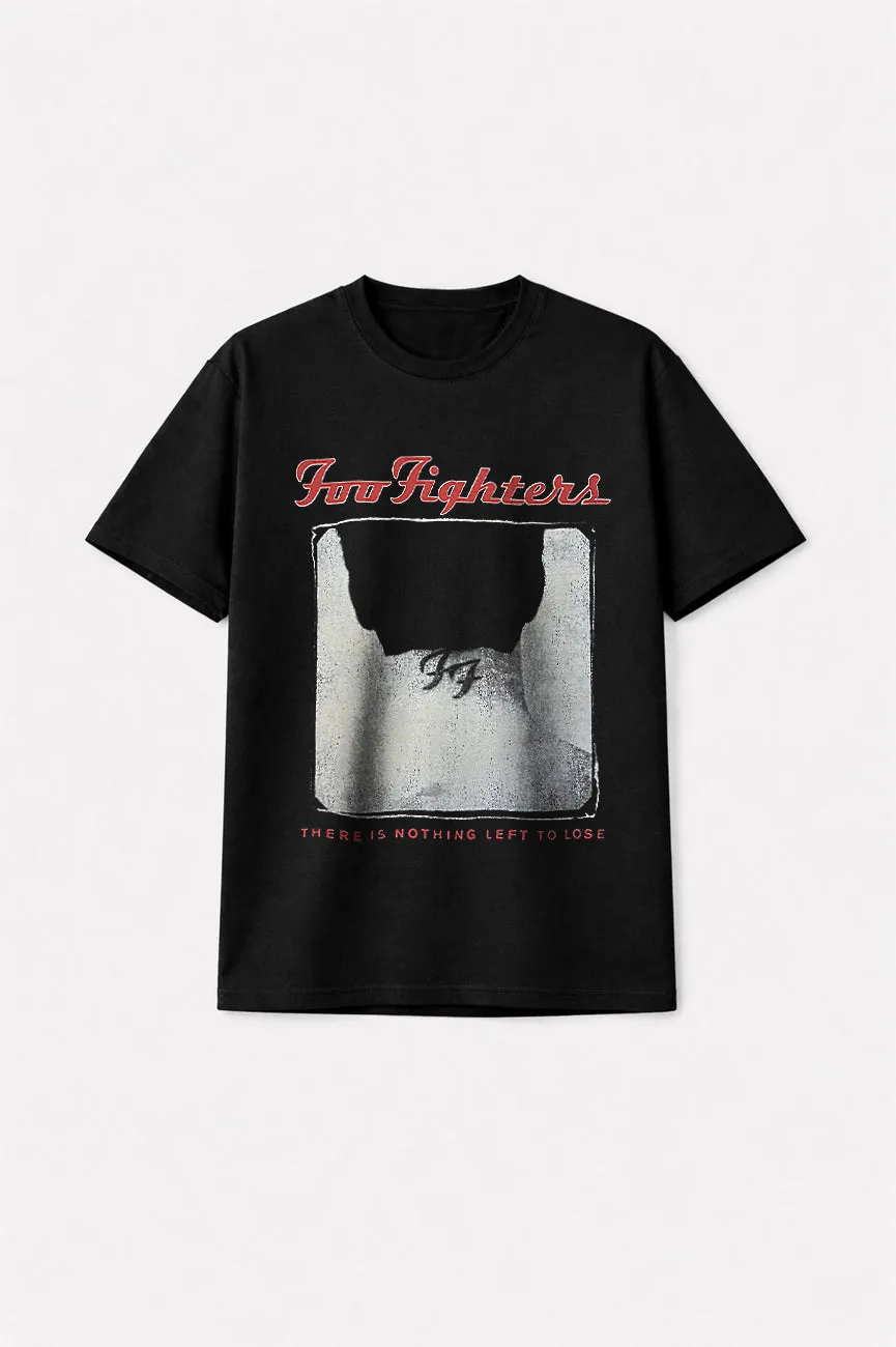 Foo Fighters Nothing Left To Lose Tour Premium Carbon Finish T Shirt sold by Paradiso Clothing