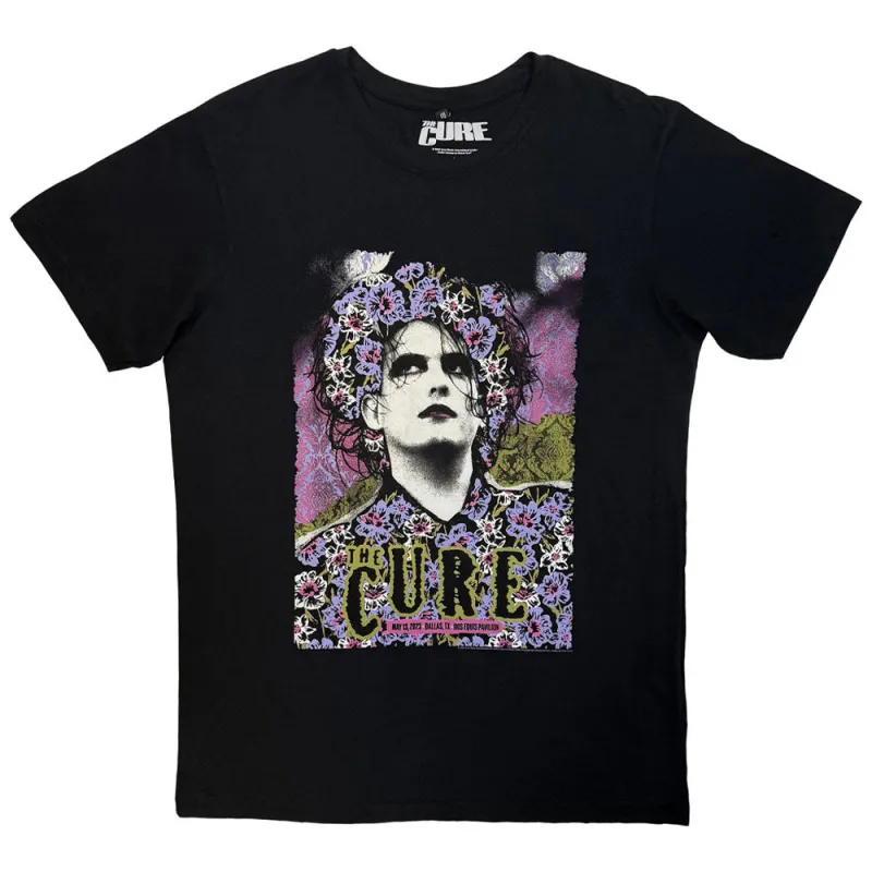 The Cure Dallas Poster 2023 Premium Carbon Finish T Shirt made by Paradiso Clothing
