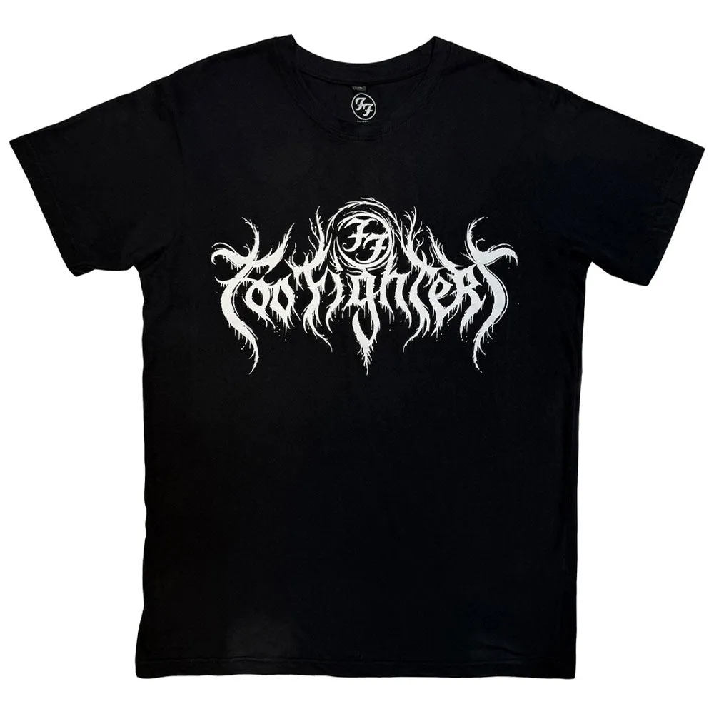 Foo Fighters Metal Band Logo Premium Carbon Finish T Shirt sold by Paradiso Clothing
