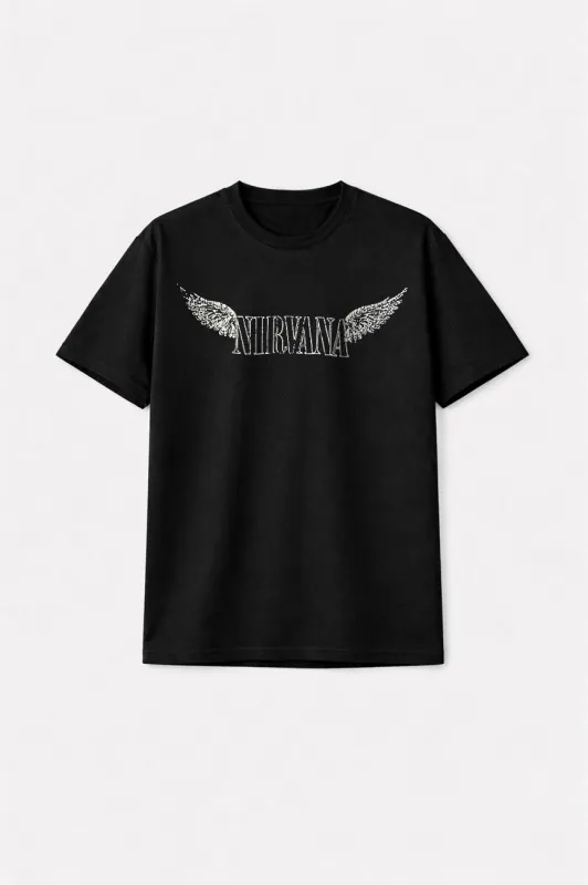 Nirvana In Utero Tracklist Premium Carbon Finish T Shirt sold by Paradiso Clothing