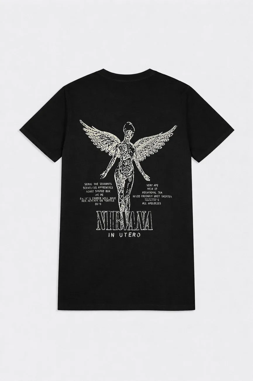 Nirvana In Utero Tracklist Premium Carbon Finish T Shirt sold by Paradiso Clothing product image thumbnail 2