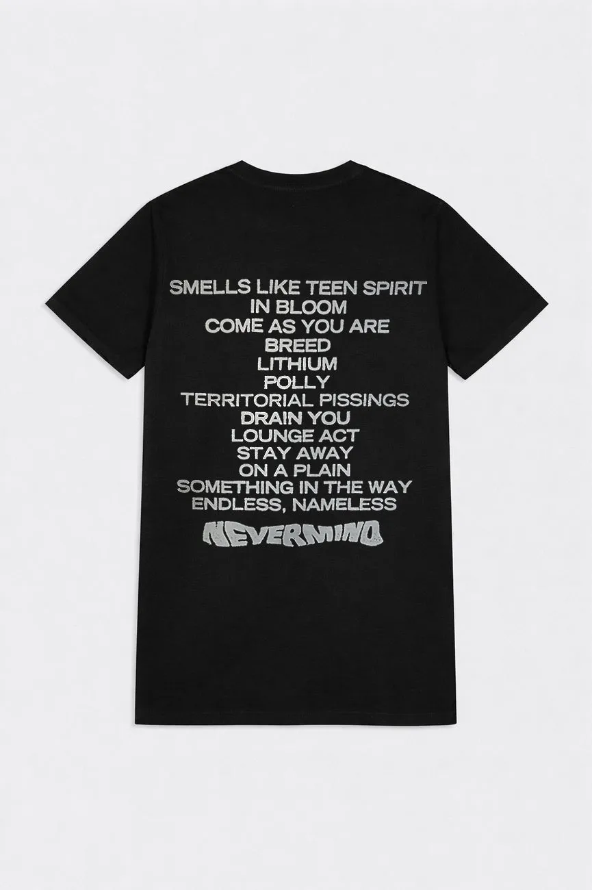 Nirvana Nevermind Tracklist Premium Carbon Finish T Shirt sold by Paradiso Clothing product image thumbnail 2