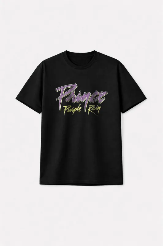 Prince Purple Rain 40th Anniversary Premium Carbon Finish T Shirt sold by Paradiso Clothing