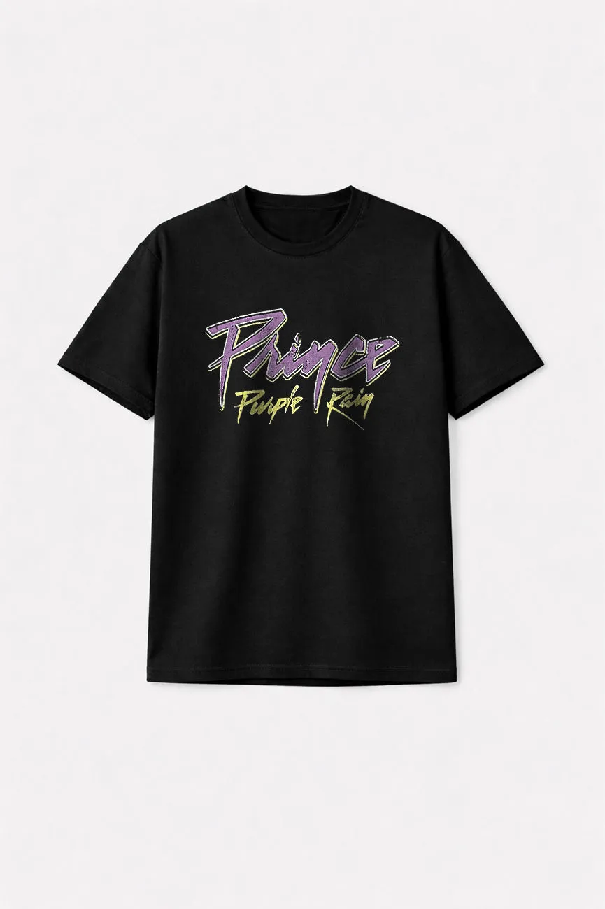 Prince Purple Rain 40th Anniversary Premium Carbon Finish T Shirt sold by Paradiso Clothing
