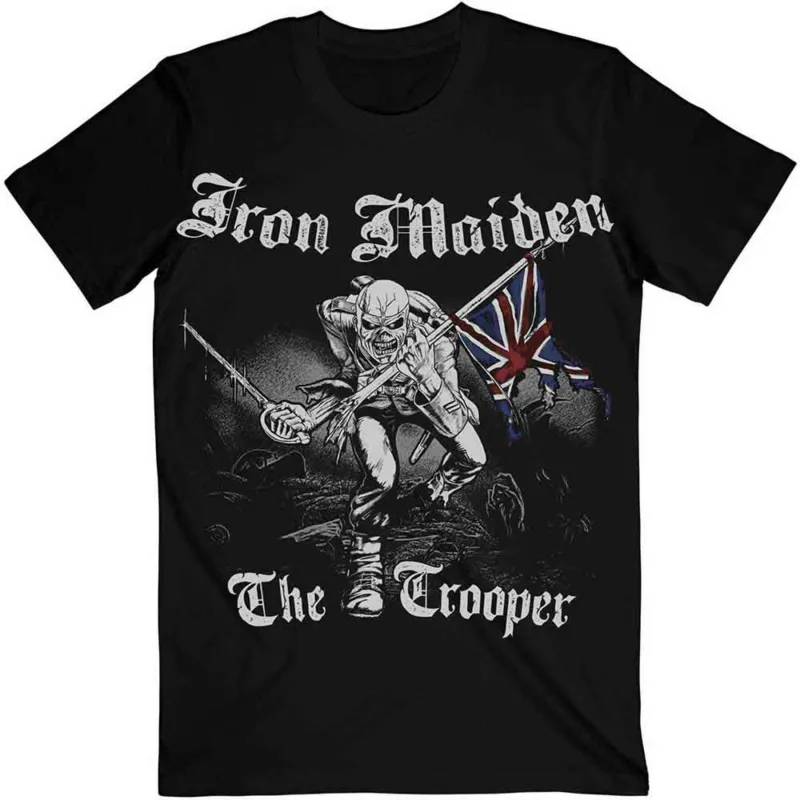 Iron Maiden Sketched Trooper T Shirt sold by Paradiso Clothing