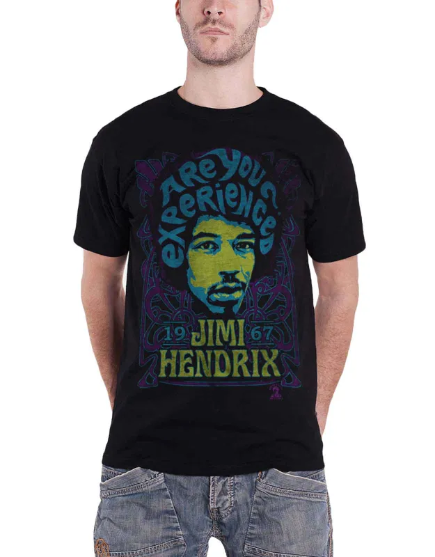 Jimi Hendrix Are you Experienced 1967 T Shirt made by Paradiso Clothing