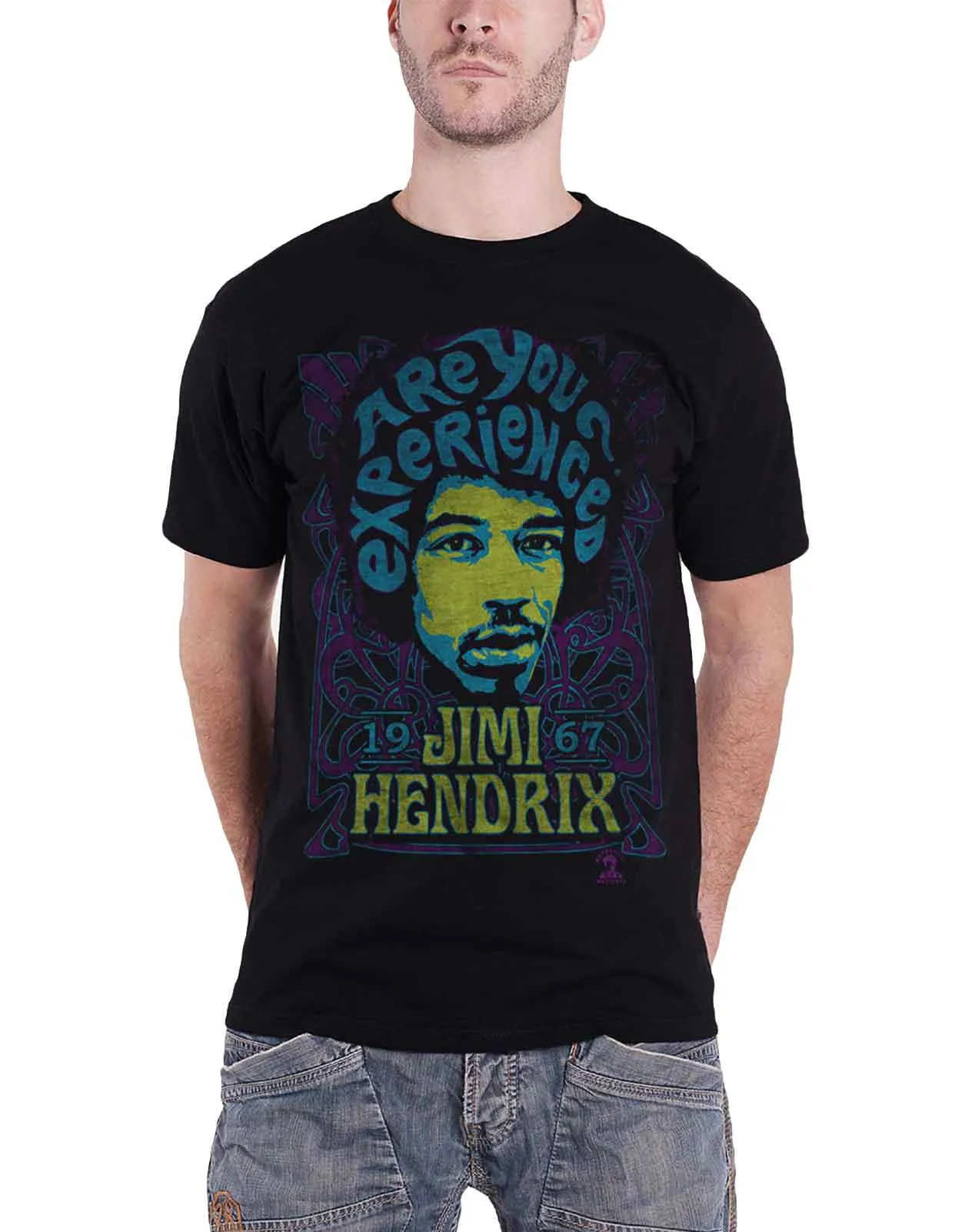 Jimi Hendrix Are you Experienced 1967 T Shirt sold by Paradiso Clothing