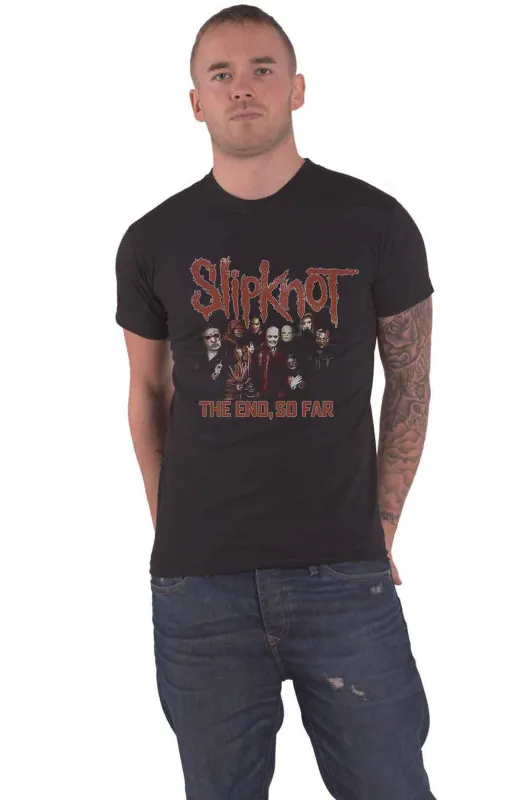 Slipknot The End So Far Group Photo T Shirt made by Paradiso Clothing
