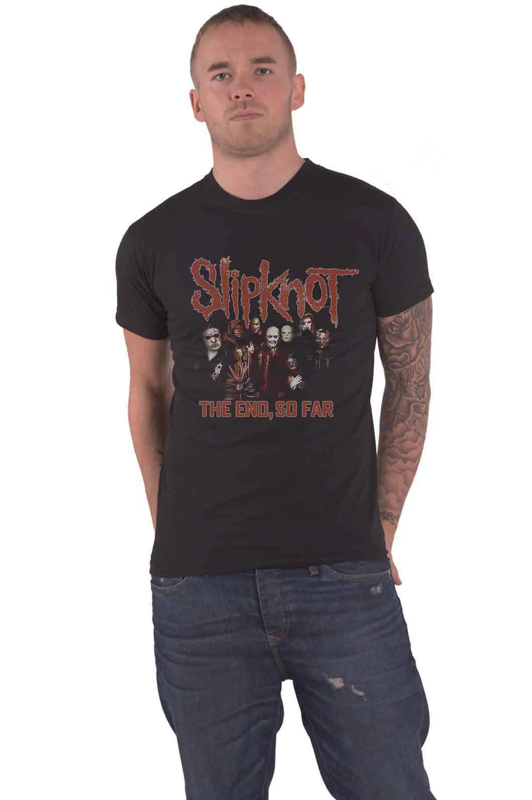 Slipknot The End So Far Group Photo T Shirt sold by Paradiso Clothing