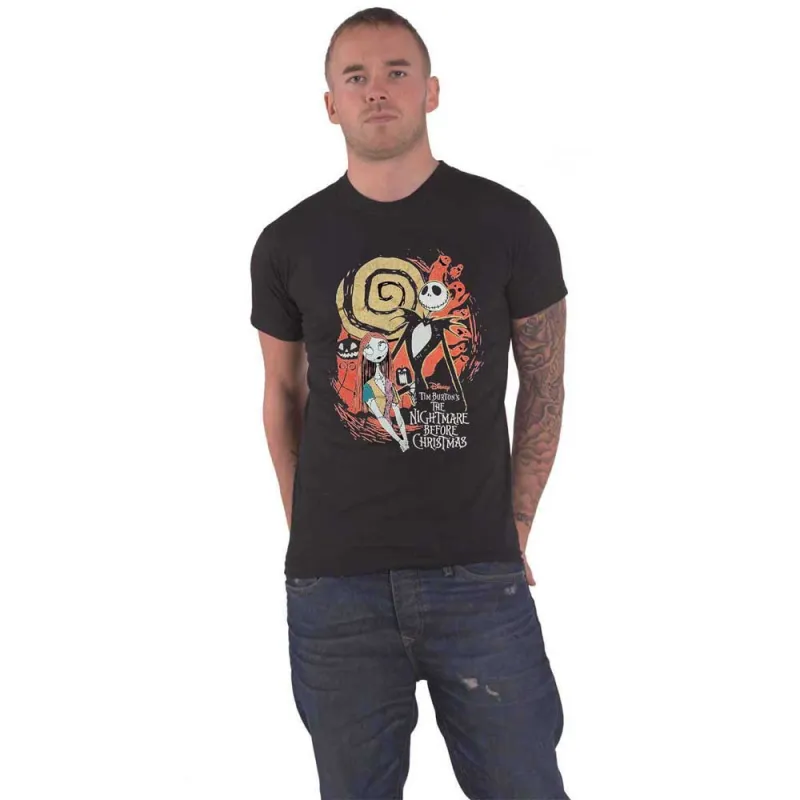 Nightmare Before Christmas Embellished Ghosts T Shirt made by Paradiso Clothing
