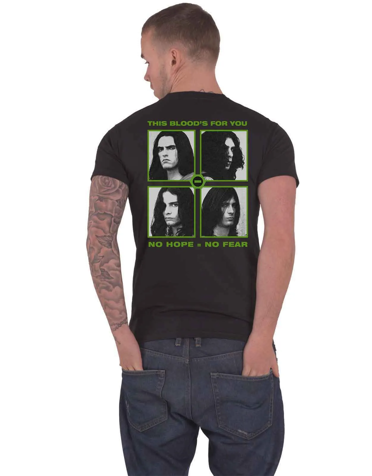 Type O Negative Green Man Band Logo T Shirt sold by Paradiso Clothing product image thumbnail 2