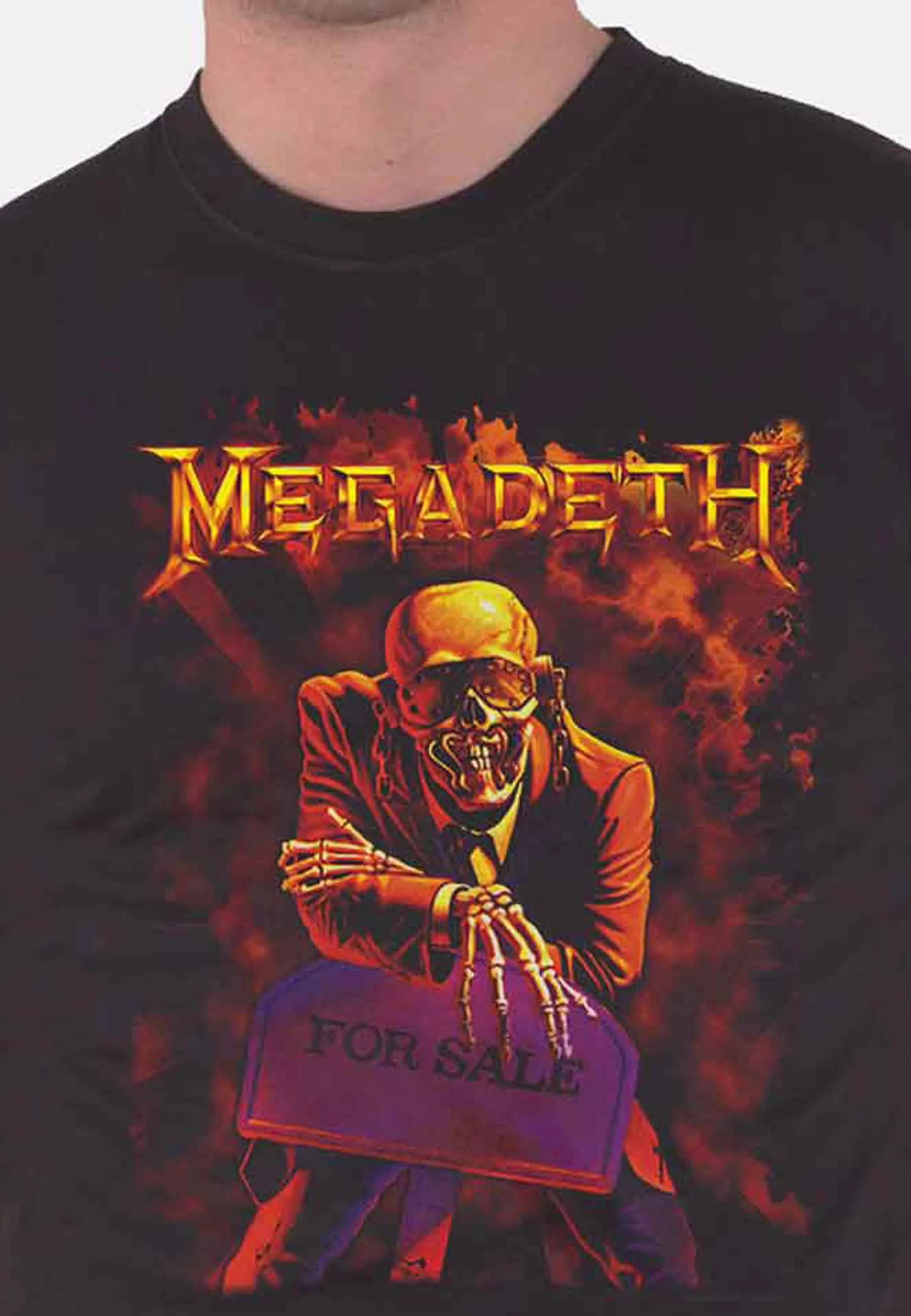 Megadeth Peace Sells T Shirt sold by Paradiso Clothing product image thumbnail 3