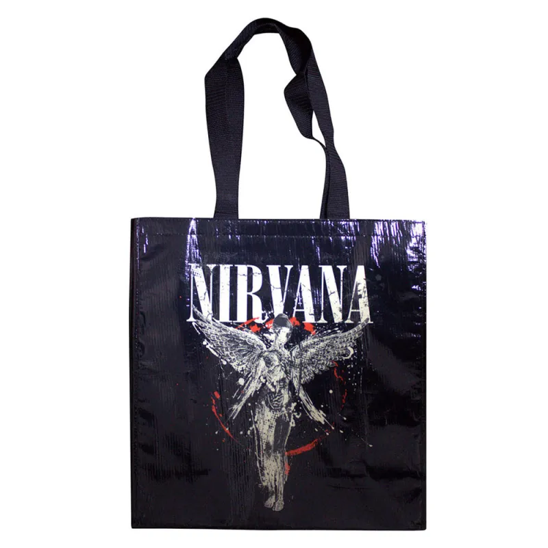 Nirvana In Utero Band Logo Shopper Bag sold by Paradiso Clothing