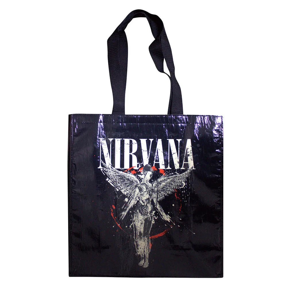 Nirvana In Utero Band Logo Shopper Bag sold by Paradiso Clothing