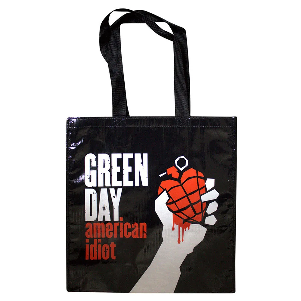 Green Day American Idiot Shopper Bag sold by Paradiso Clothing