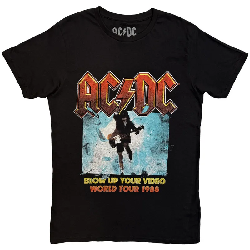 AC/DC Unisex T-Shirt: Blow Up Your Video (Black) sold by Paradiso Clothing