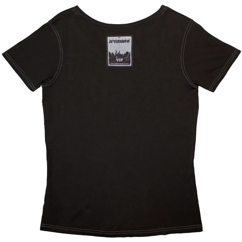 AC/DC Ladies T-Shirt: 74 Jailbreak (Grey) (Back Print & Ex-Tour) made by AC/DC