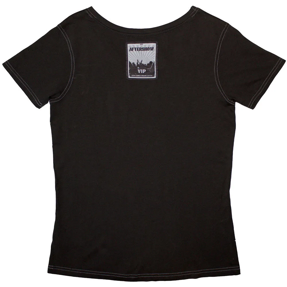 AC/DC Ladies T-Shirt: 74 Jailbreak (Grey) (Back Print & Ex-Tour) sold by Paradiso Clothing