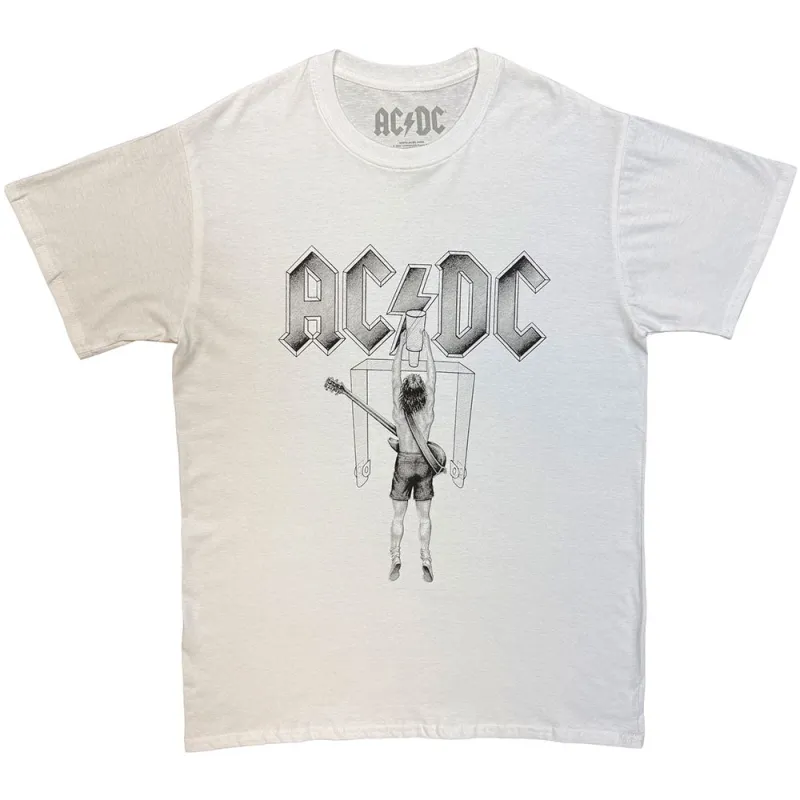 AC/DC Unisex T-Shirt: Switch (White) made by Paradiso Clothing