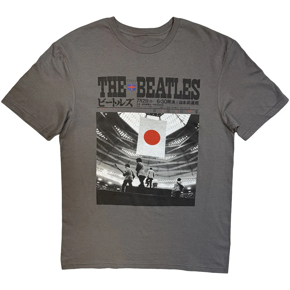 The Beatles Unisex T-Shirt: At the Budokan (Charcoal Grey) sold by Paradiso Clothing