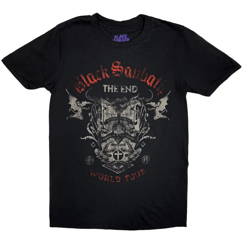 Black Sabbath The End World Tour T Shirt made by Paradiso Clothing