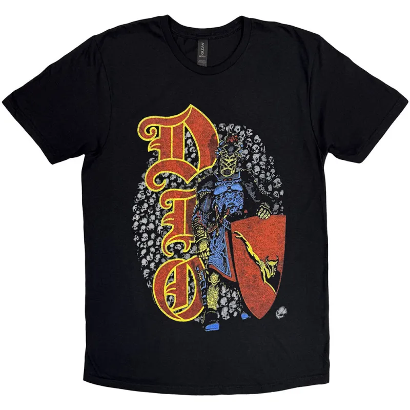 Dio Unisex T-Shirt: Skull Warrior (Black) sold by Paradiso Clothing
