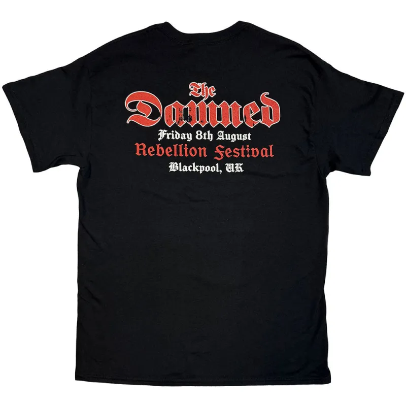 The Damned Skeleton Rebellion Festival 25 T Shirt made by Paradiso Clothing