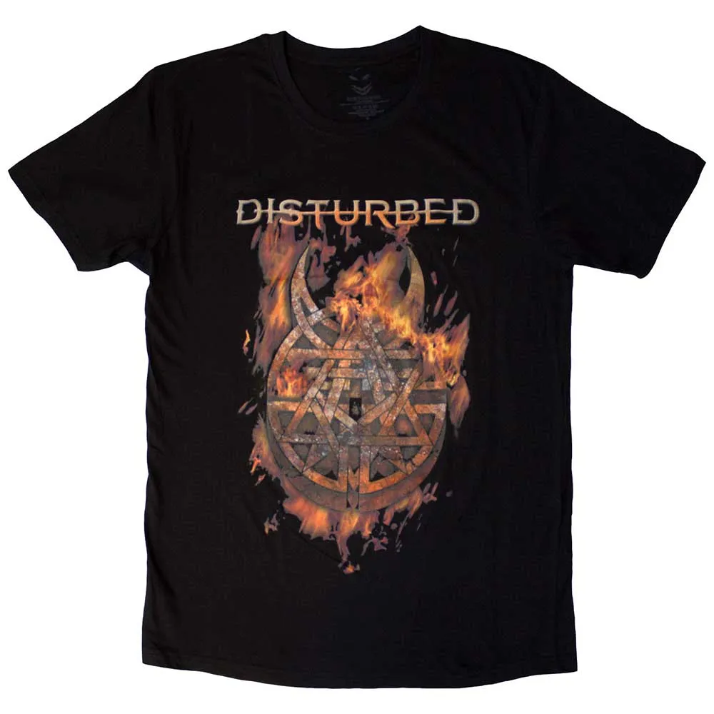 Disturbed Immortalized Burning Belief T Shirt sold by Paradiso Clothing