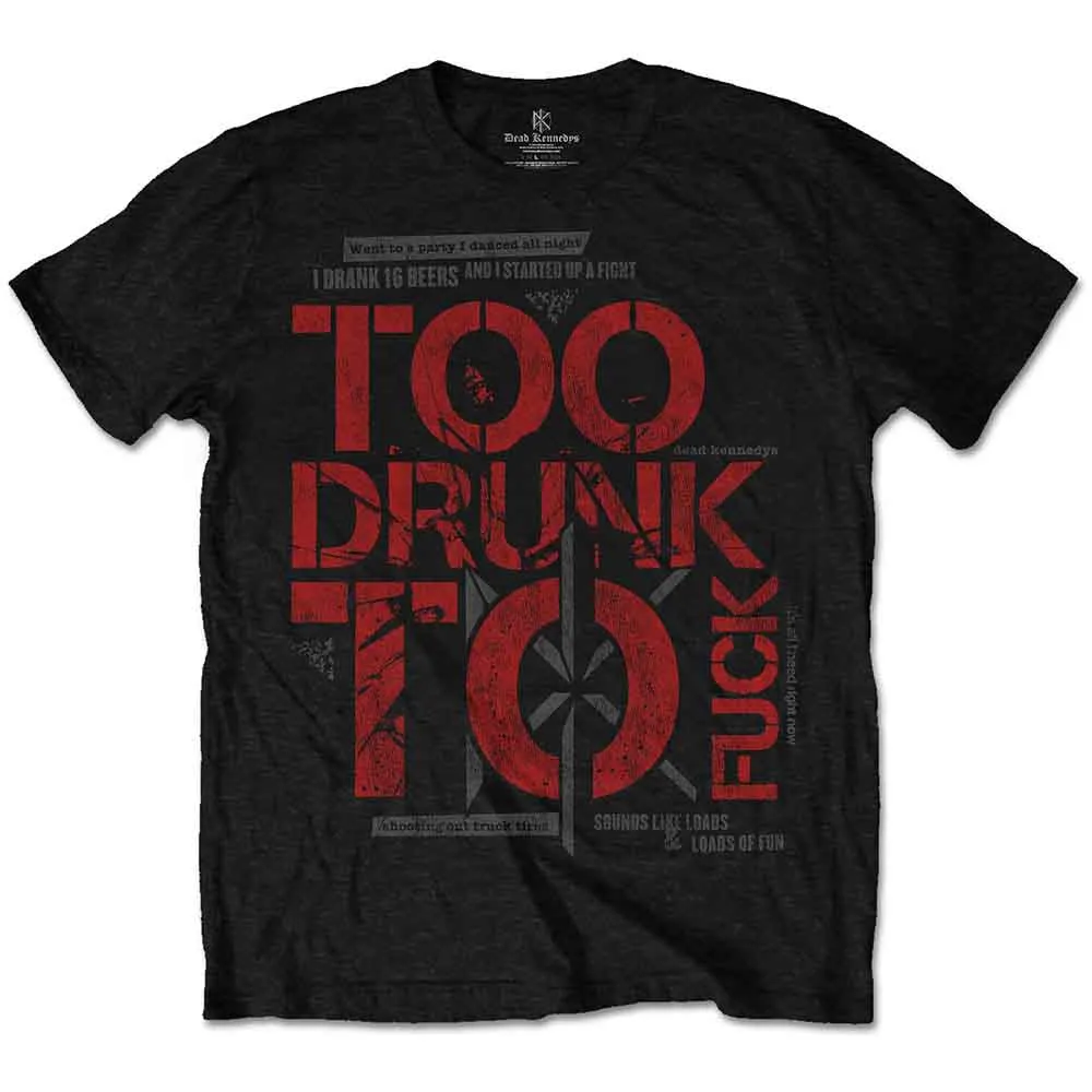 Dead Kennedys T Shirt Logo Official Mens Black sold by Paradiso Clothing
